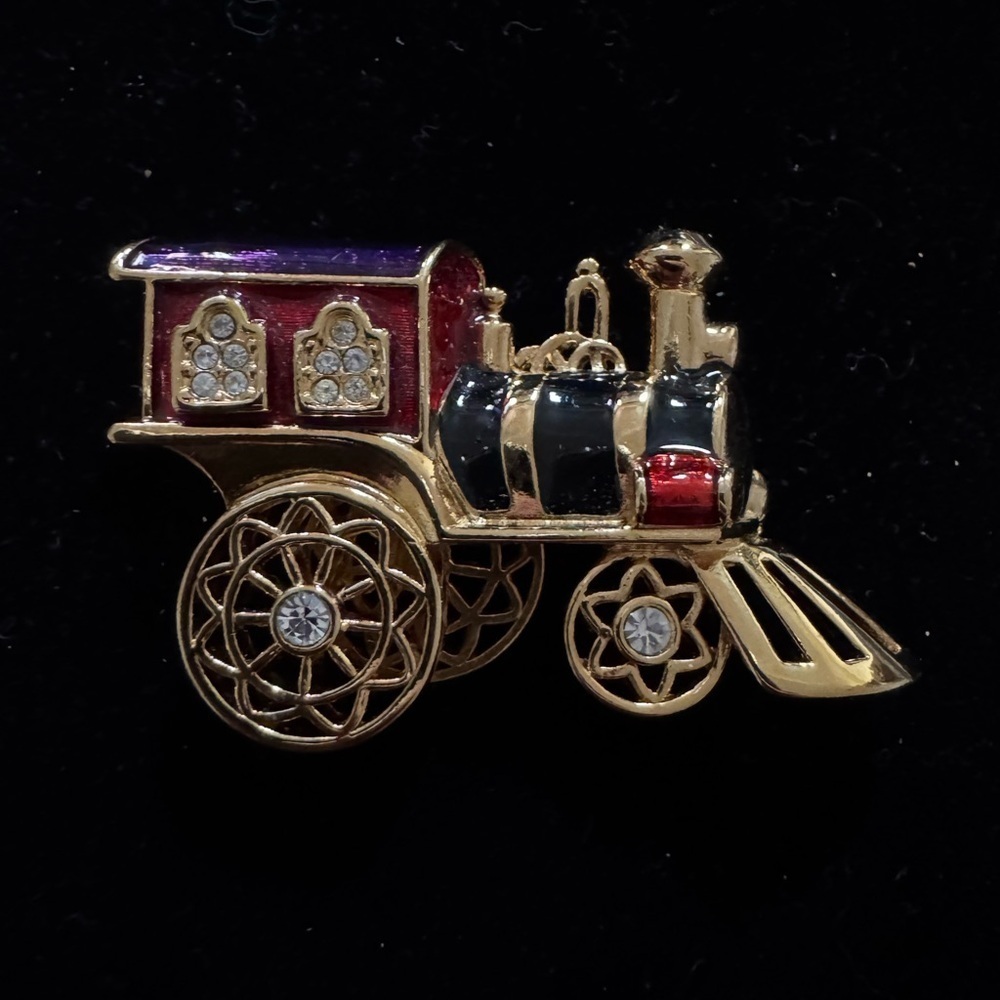 Train Brooch